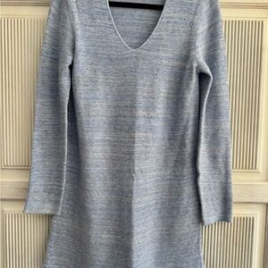 Pure Jill by J. Jill Long Sleeve Blue and White Tunic, Xsmall